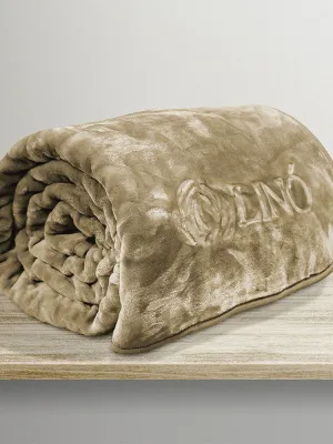 LINO ΚΟΥΒΕΡΤΑ VELLUT MOCCA 220X240