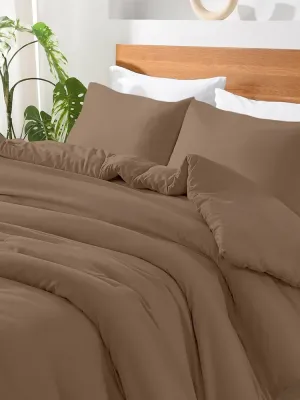 LINO ΣΕΝΤΟΝΙ BASICO MOCCA 160X200+30