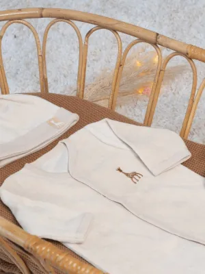 Σετ Φορμάκι-Σκουφάκι-Μποτάκια - 0-1 Μηνών Μπεζ - SOPHIE LA GIRAFE