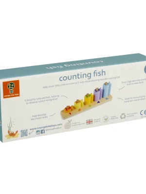 Παιχνίδι Στοίβαξης και Μετρήματος Sea Life Orange Tree Toys (FSC®)