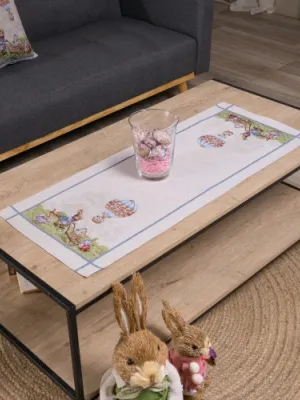 Καρέ &amp; Τραβέρσα Pascal Σετ 2 τεμαχίων - 100x100cm &amp; 40x100cm