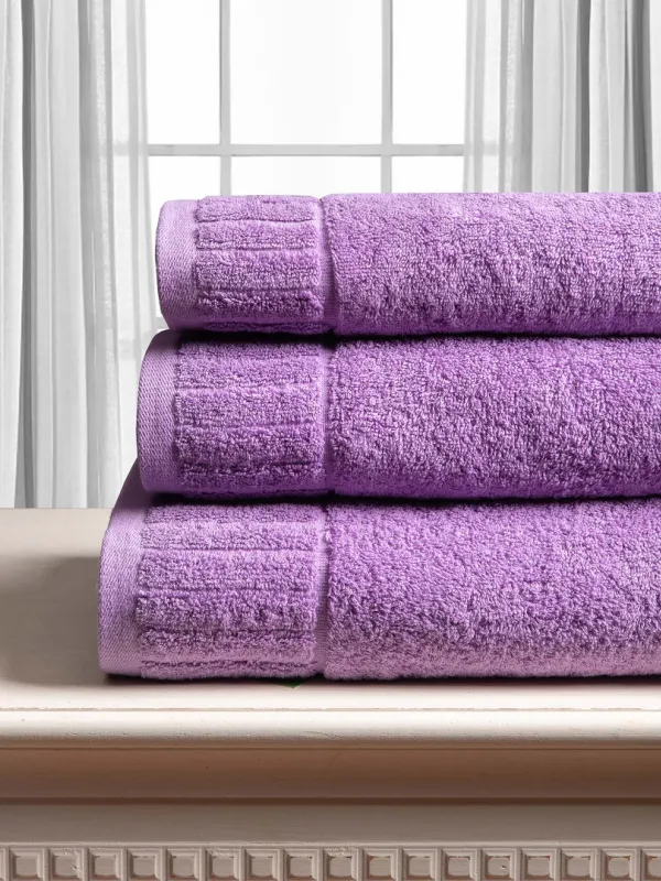 Προϊόν Βαμβακερή πετσέτα ΜΕΛΩΔΙΑ 600gsm (75cm x 150cm) lila Εικόνα