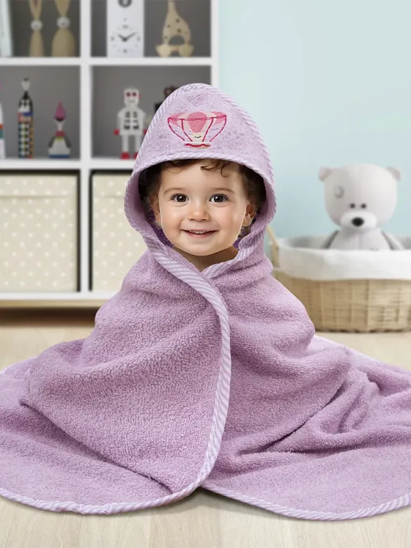 Προϊόν LINO Κάπα Βρεφική (75x75) Paloncino Λιλά Εικόνα