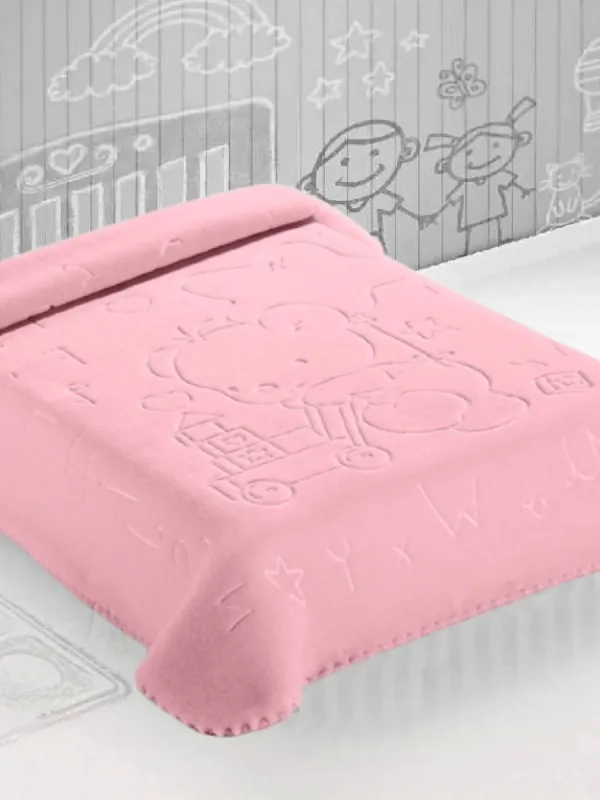 Προϊόν ΚΟΥΒΕΡΤΑ ΙΣΠΑΝΙΑΣ ΚΟΥΝΙΑΣ 110X140 BELPLA STER 521 PINK Εικόνα