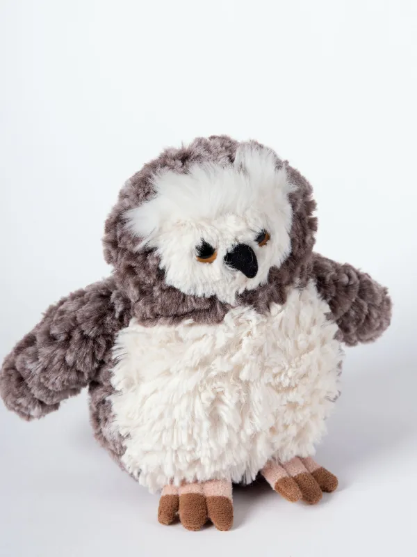 Προϊόν Λούτρινη κουκουβάγια (17cm x 10cm) μπέζ Εικόνα