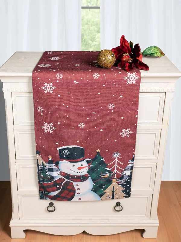 Προϊόν Χριστουγεννιάτικη Τραβέρσα με στάμπα (45cm x 170cm) ks2025-4 Εικόνα