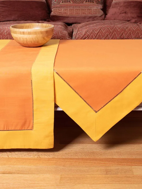 Προϊόν τραπεζομάντηλα (160cm x 250cm)  bg17 ώχρα/κροκί Εικόνα