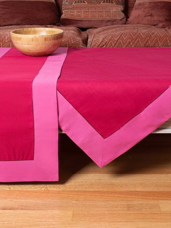 Προϊόν τραπεζομάντηλα (140cm x 180cm) bg17 ανοιχτό μωβ/φούξια Εικόνα