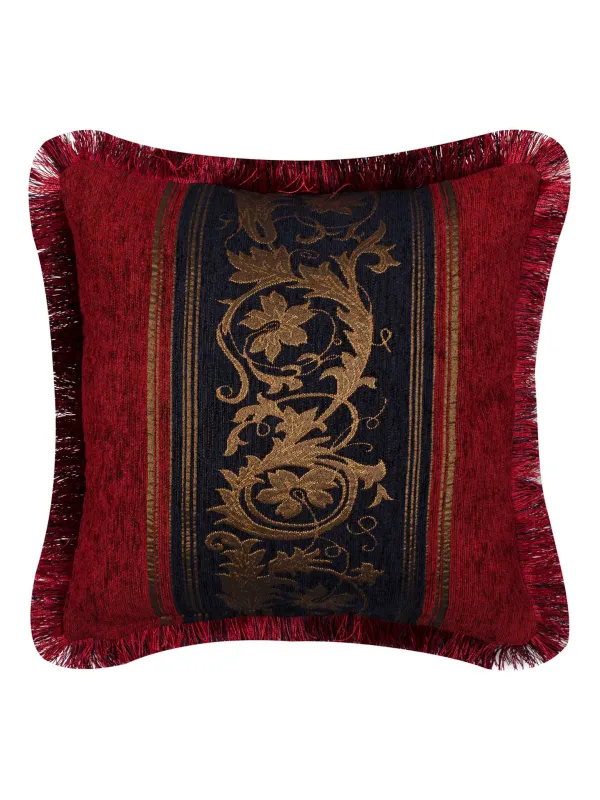 Προϊόν ΜΑΞΙΛΑΡΟΘΗΚΗ (45cm x 45cm) 1208 μπορντώ/μπλε Εικόνα