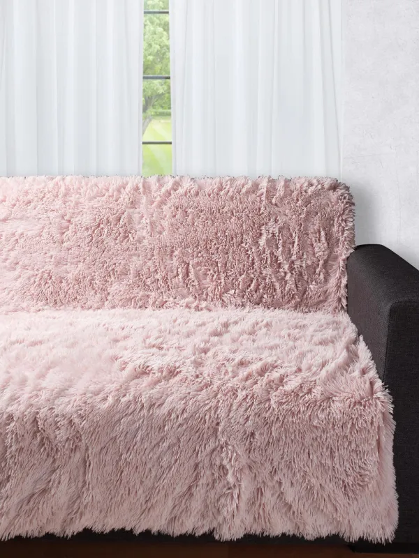 Προϊόν Διακοσμητικό μαλλιαρό ριχτάρι 5336 (145cm x 195cm) πούδρα Εικόνα