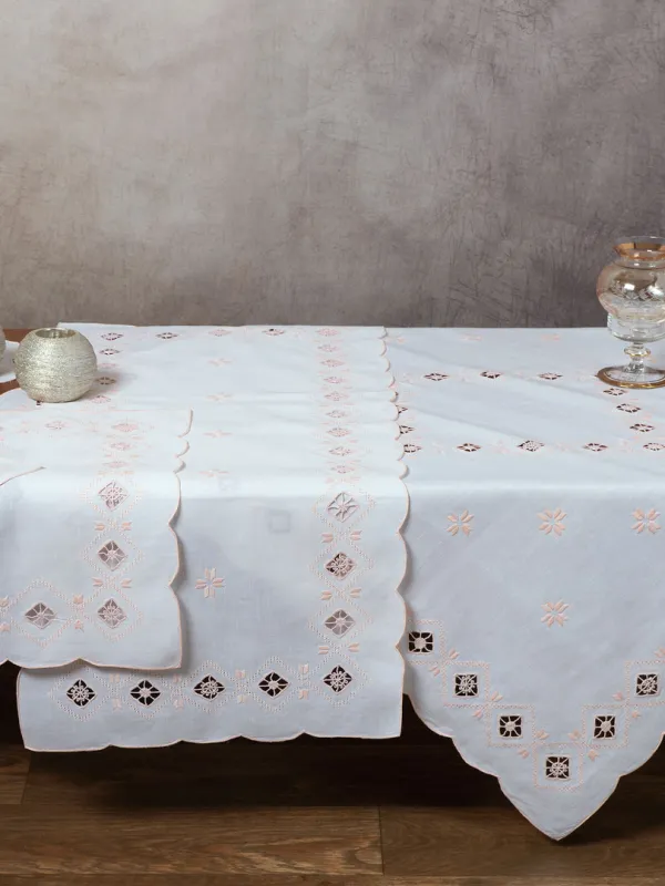 Προϊόν Χειροποίητο σετ 6 τεμαχίων 882 (40cm x 90cm/35cm x 76cm/30cm x 45cm x 2/35cm x 35cm x 2) ρόζ Εικόνα