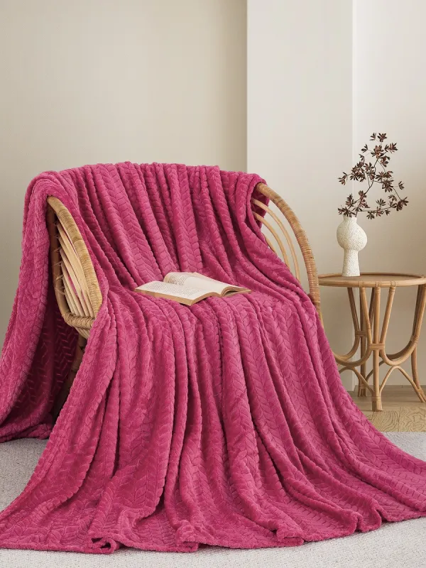 Προϊόν ΚΟΥΒΕΡΤΑ  FLEECE ΗΜΙΔΙΠΛΟ 180X240 ADAM HOME (550) FUCHSIA  (21) Εικόνα