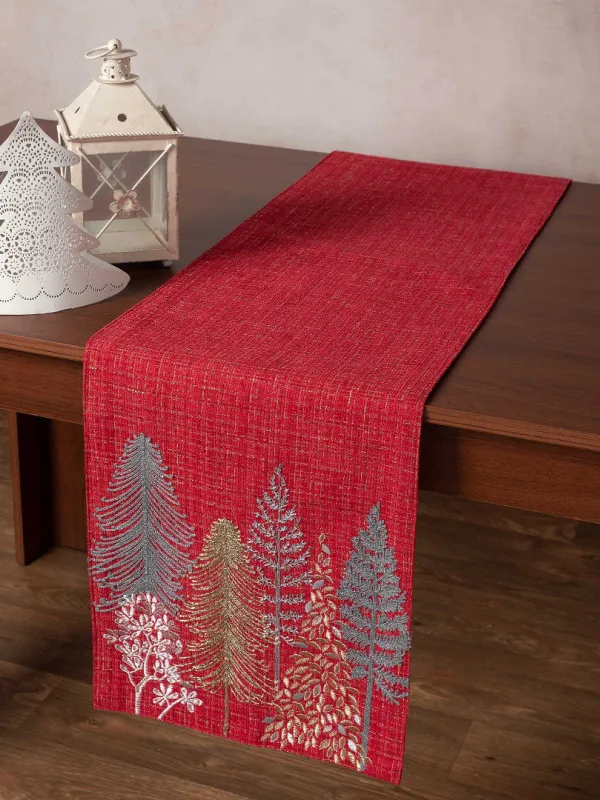 Προϊόν Χριστουγεννιάτικη τραβέρσα HP52780X (35cm x 160cm) κόκκινη Εικόνα
