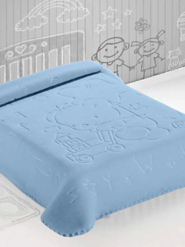 Προϊόν ΚΟΥΒΕΡΤΑ ΙΣΠΑΝΙΑΣ ΑΓΚΑΛΙΑΣ 80X110 BELPLA STER 521 BLUE Εικόνα