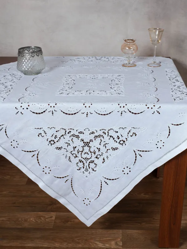 Προϊόν Κοφτό τραπεζομάντηλο χειρός (140cm x 140cm) HY87 Εικόνα