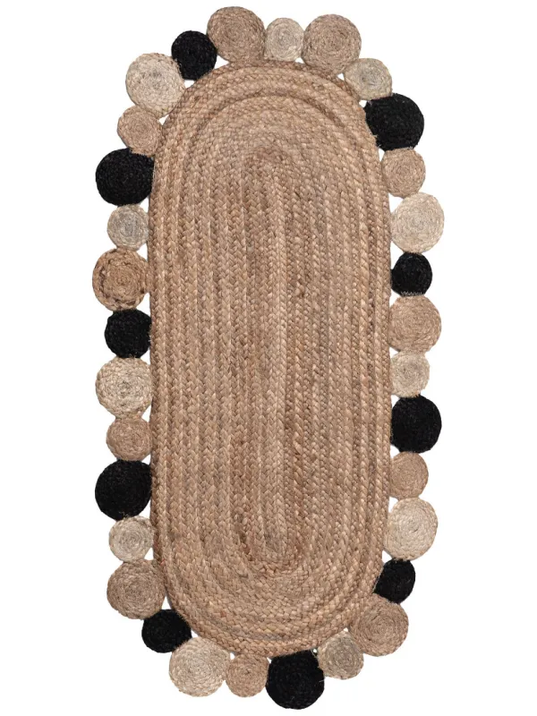 Προϊόν Χαλί γιούτα 1735 (70cm x 160cm) black Εικόνα