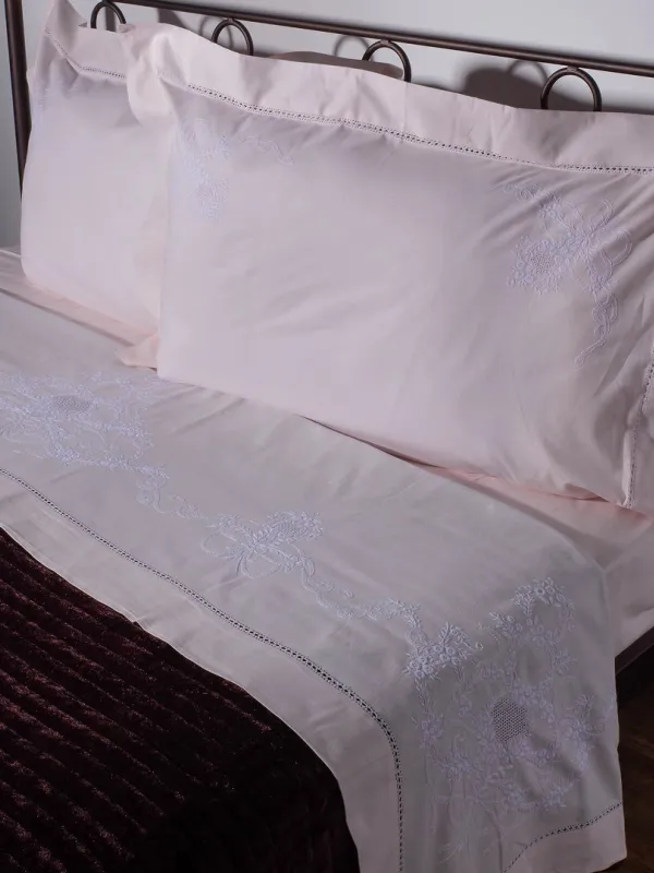 Προϊόν ΧΕΙΡΟΠΟΙΗΤΟ ANEBATO ΣΕΝΤΟΝΙ 2827 ΤΕΣΣΑΡΩΝ ΤΕΜΑΧΙΩΝ (225CM X 270CM) ΡΟΖ Εικόνα