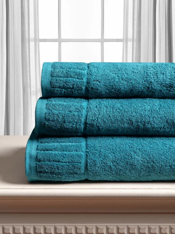 Προϊόν Βαμβακερή πετσέτα ΜΕΛΩΔΙΑ 600gsm (50cm x 100cm) teal Εικόνα