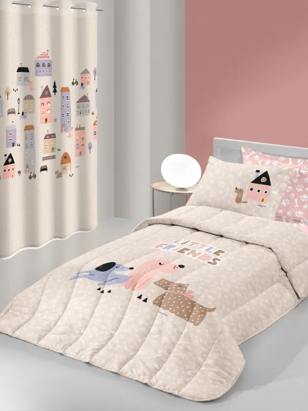 Προϊόν Παιδικό Πάπλωμα Puppy Pink 160x220 Εικόνα