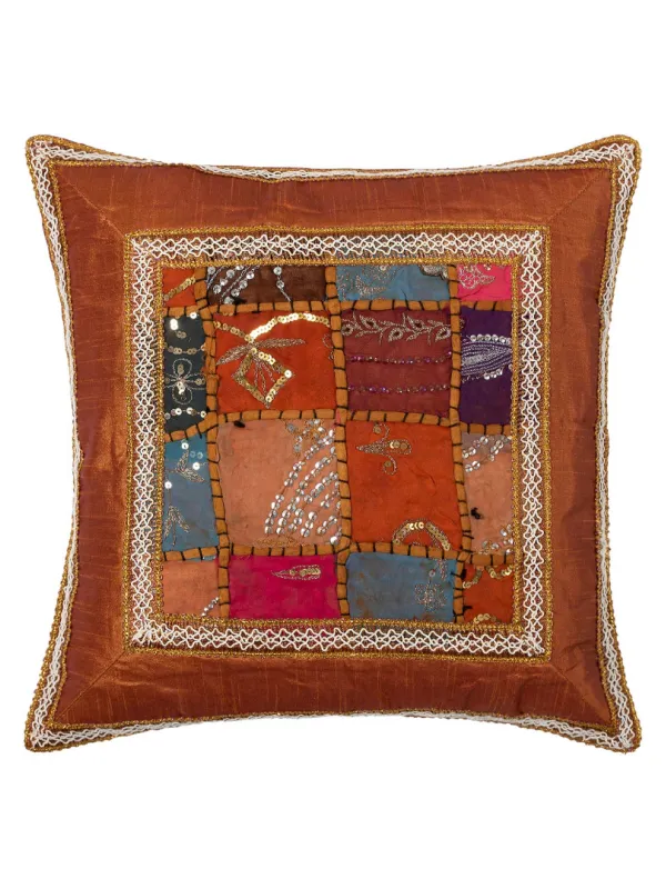 Προϊόν Μαξιλαροθήκη antic με φάσα (45cm x 45cm) καφέ Εικόνα