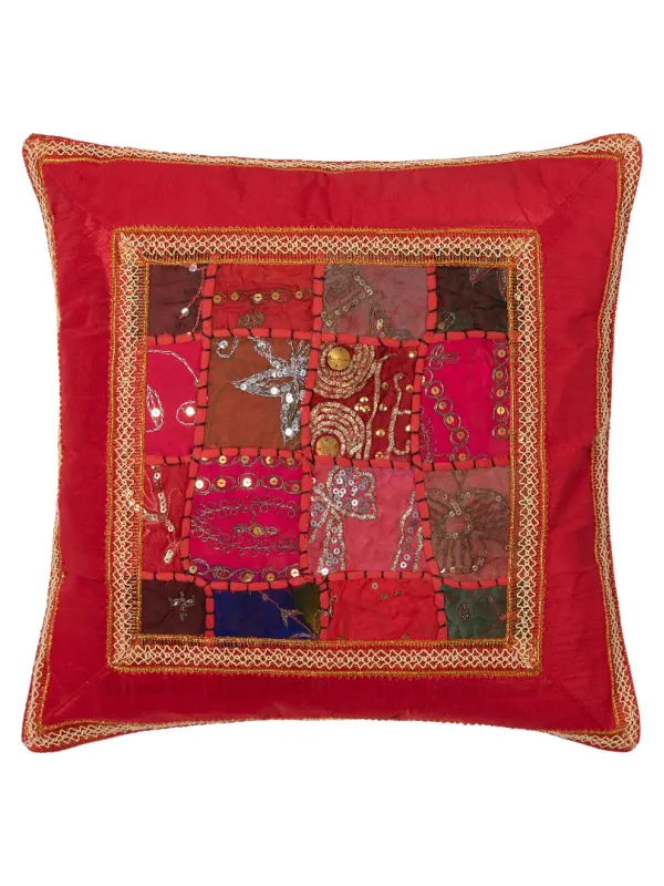 Προϊόν Μαξιλαροθήκη antic με φάσα (45cm x 45cm) κόκκινο Εικόνα