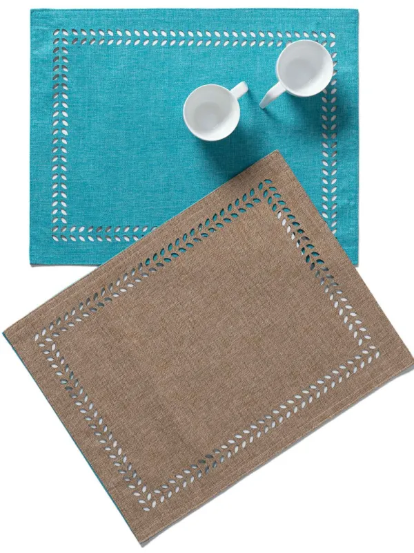 Προϊόν σουπλά bg18 (35cm x 45cm) τυρκουάζ/άμμου Εικόνα