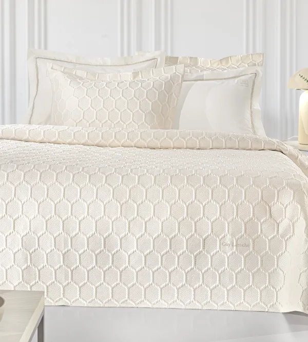 Προϊόν Σετ 3τμχ Κουβερλί Hive Ecru  Εικόνα