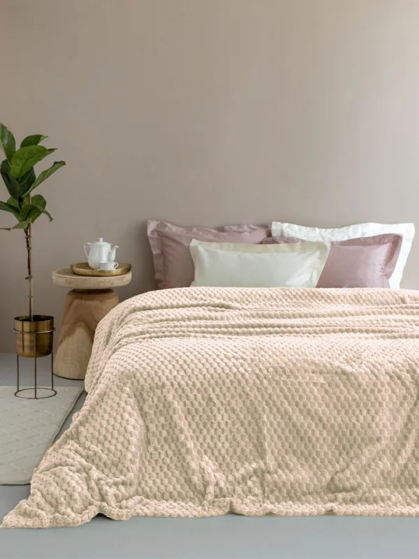 Προϊόν Κουβέρτα Fleece 220x240 ASTER CREME Εικόνα