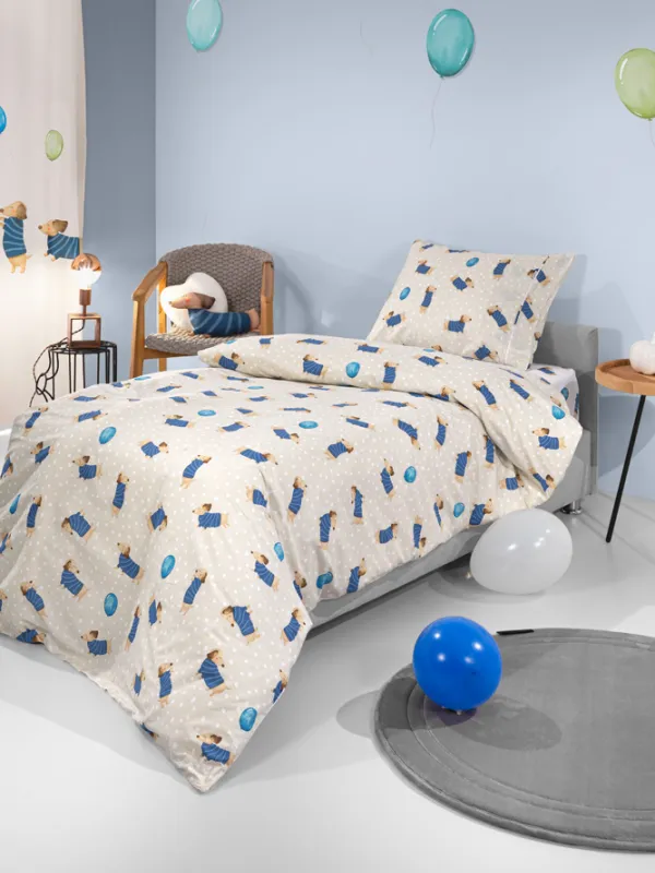 Προϊόν Σετ 3τμχ. Παιδικά Σεντόνια Pet Blue (Λάστιχο) Εικόνα