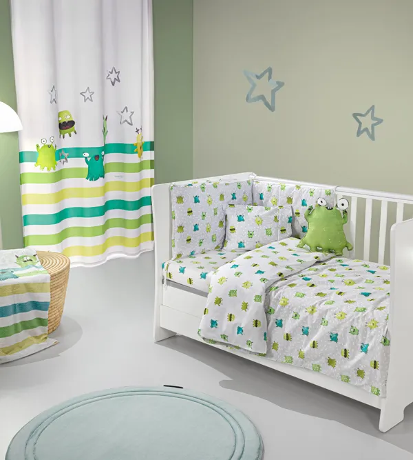 Προϊόν Σετ 3τμχ Βρεφική Προίκα Monsters Lime Εικόνα