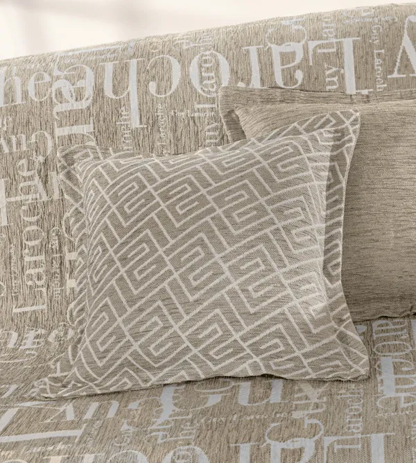 Προϊόν Διακοσμητική Μαξιλαροθήκη Stamp Taupe  Εικόνα