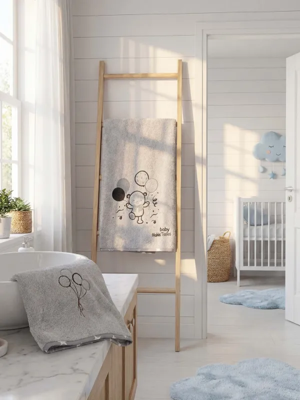 Προϊόν COOKIE ΣΕΤ ΠΕΤΣΕΤΕΣ BEBE  70X140+40X60 100% COTTON Εικόνα