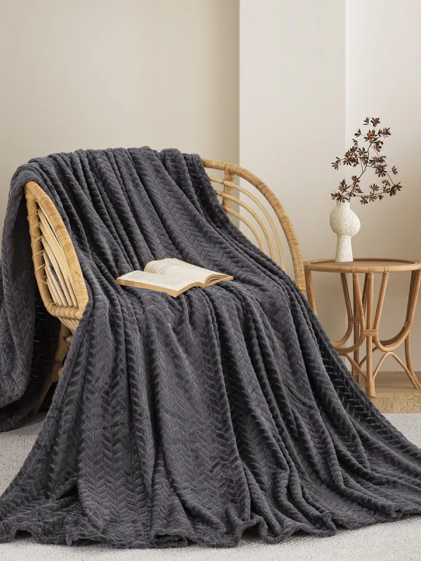 Προϊόν ΚΟΥΒΕΡΤΑ  FLEECE ΥΠΕΡΔΙΠΛΟ 220X240 ADAM HOME (550)  DARK GREY(70) Εικόνα