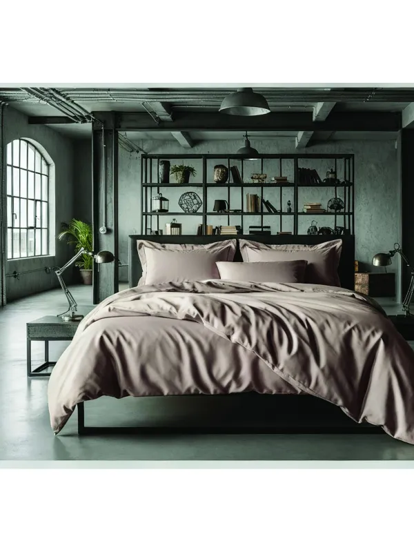 Προϊόν ΣΕΤ ΣΕΝΤ KING ΧΛ  LOFT BEIGE 2*270Χ290CM 2*50X70CM 100% COT/SATIN 210TC Εικόνα