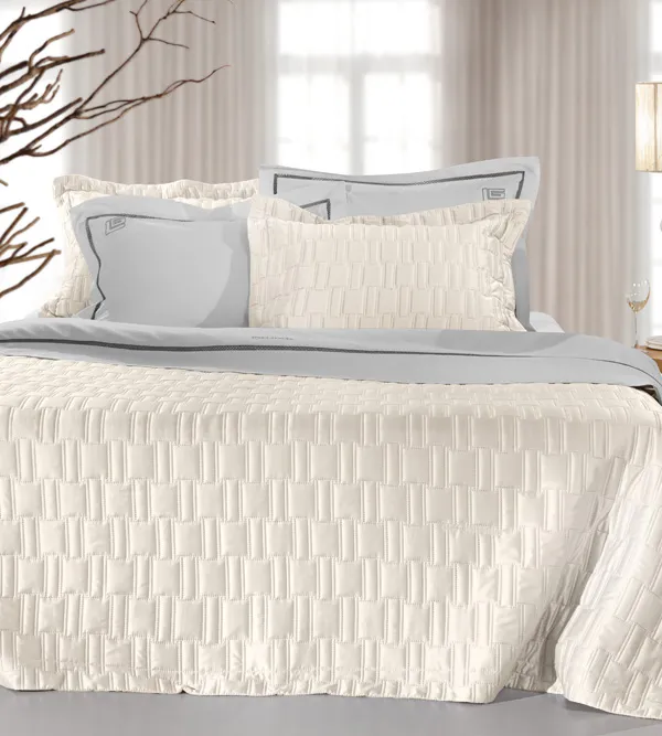 Προϊόν Σετ 3τμχ Κουβερλί Brick Ivory  Εικόνα