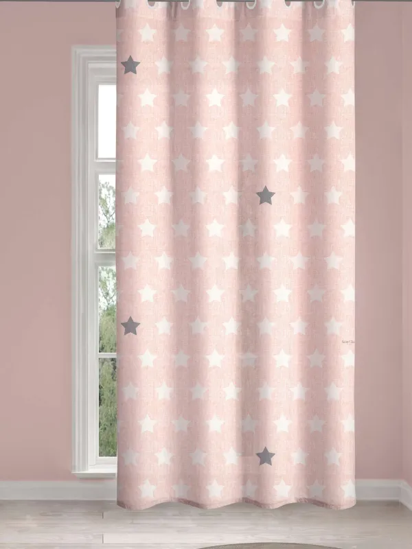 Προϊόν Παιδική & Βρεφική Κουρτίνα Soft-Touch Pirineo Pink με Τρουκς  Εικόνα