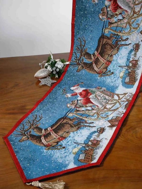 Προϊόν χριστουγεννιάτικη τραβέρσα (35cm x 170cm ) 9004 Εικόνα