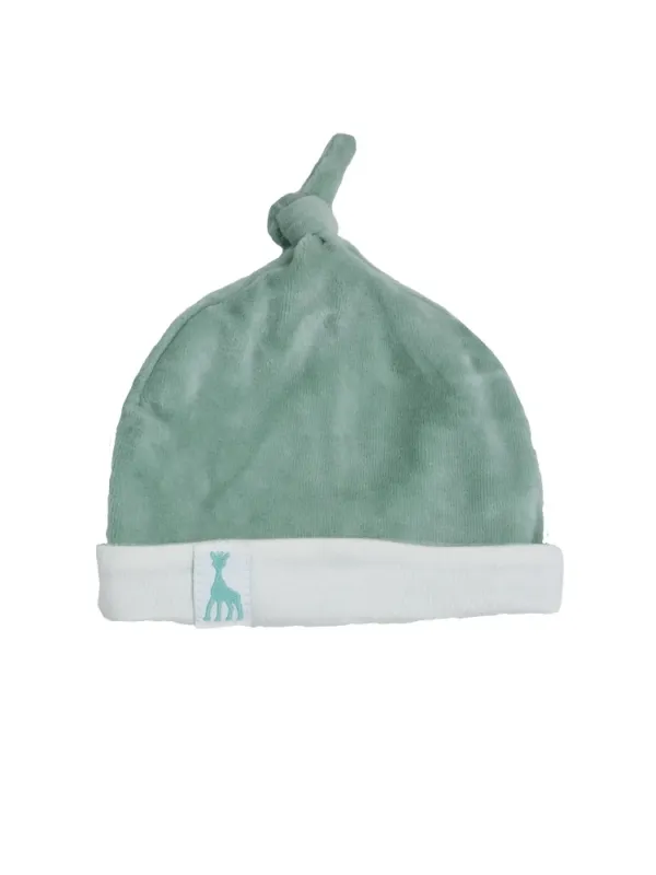 Προϊόν Βελουτέ Σκουφάκι 1-3 Μηνών - Μέντα - SOPHIE LA GIRAFE Εικόνα