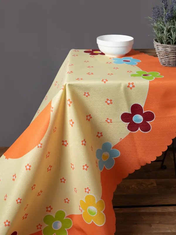 Προϊόν τραπεζομάντηλα 177 ( 150cm ροτόντα) πορτοκαλί Εικόνα