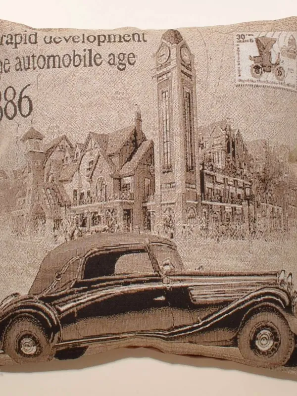 Προϊόν ΜΑΞΙΛΑΡΟΘΗΚΗ (45cm x 45cm) CARS BROWN Εικόνα