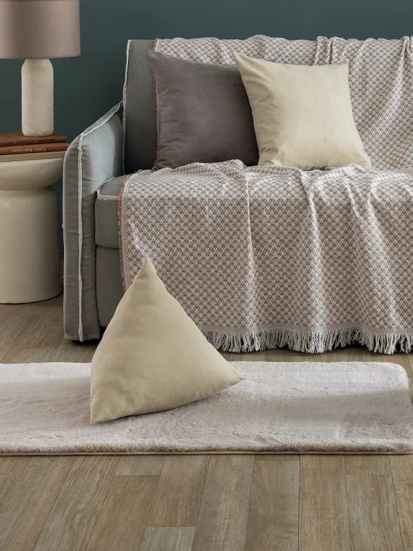 Προϊόν Διακοσμητική μαξιλαροθήκη με γέμιση 43x43x43 AS104 IVORY Εικόνα