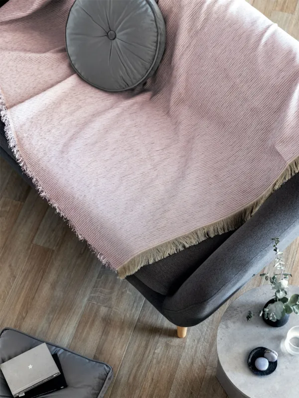 Προϊόν Ριχτάρι Τριθέσιου Καναπέ AGNES PINK Εικόνα