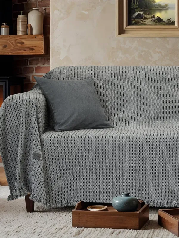 Προϊόν LINO Ριχτάρι Καναπέ Τριθέσιο (180x300) Velora Γκρι Εικόνα