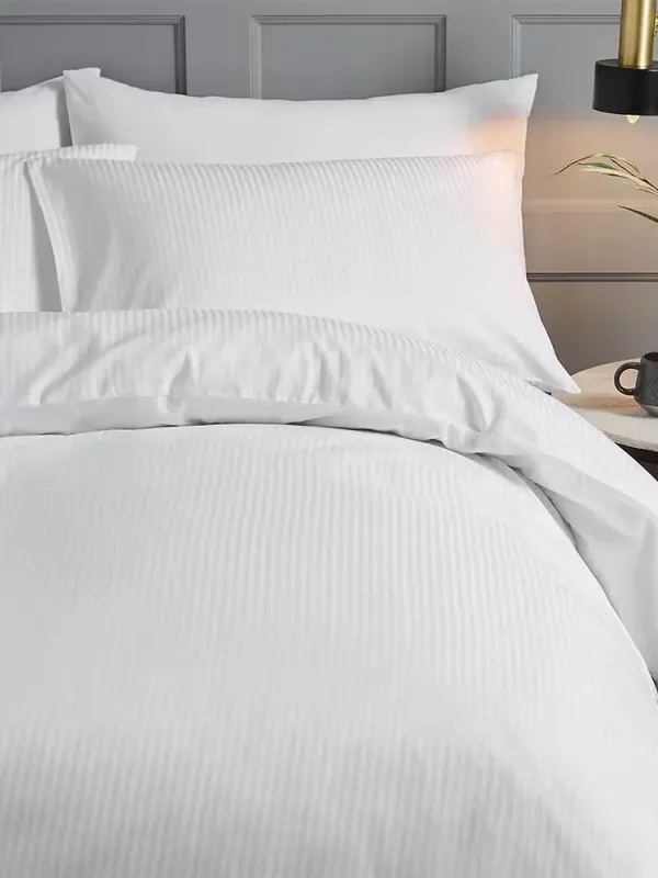 Προϊόν LINO ΠΑΠΛΩΜΑΤΟΘΗΚΗ BARRI 100/100 WHITE 220X240 300TC Εικόνα