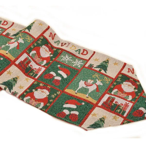 Προϊόν χριστουγεννιάτικη τραβέρσα (45cm x 170cm) santaraindeer Εικόνα