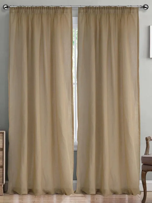 Προϊόν LINO ΚΟΥΡΤΙΝΑ LINE ΜΕ ΤΡΕΣΑ 106 CAMEL 145X295 Εικόνα