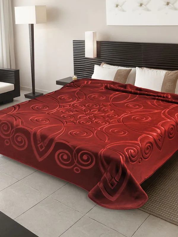 Προϊόν ΚΟΥΒΕΡΤΑ ΙΣΠΑΝΙΑΣ ΥΠΕΡΔΙΠΛΗ 220Χ240 BELPLA  STER 516 GRANATE(16) Εικόνα