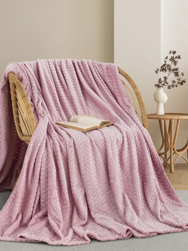 Προϊόν ΚΟΥΒΕΡΤΑ  FLEECE ΗΜΙΔΙΠΛΟ 180X240 ADAM HOME (550) PINK  (64) Εικόνα