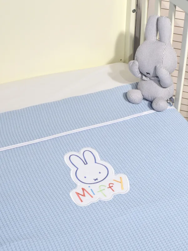 Προϊόν Κουβέρτα Πικέ Αγκαλιάς Design 11 Σιέλ 80x100 Εικόνα