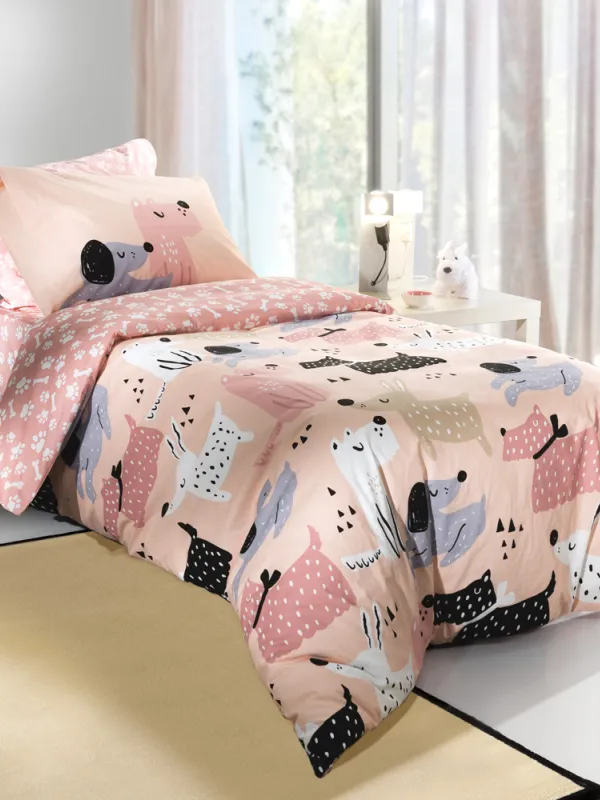 Προϊόν Σετ Σεντόνια 3τμχ. Doggy Pink  Εικόνα